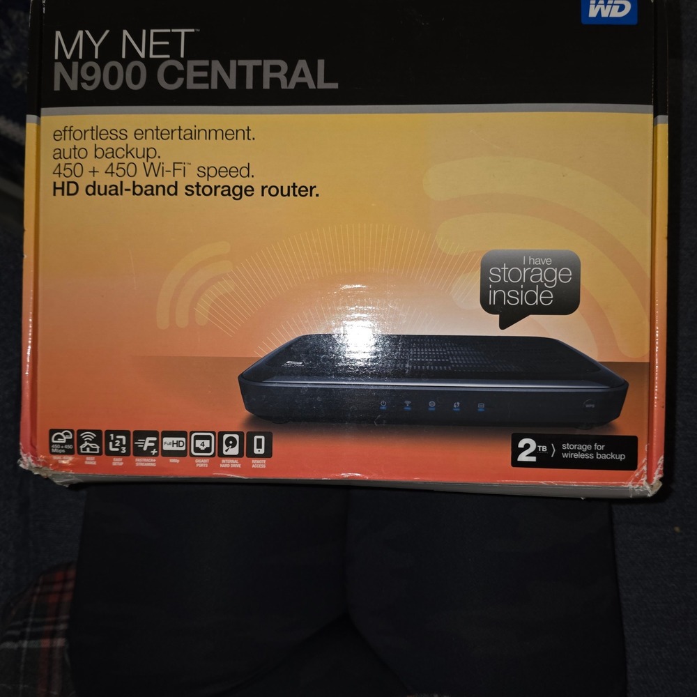 Western Digital My Net N900 Central 2TB Storage Router HD DualBand WDBKSP0020BCH